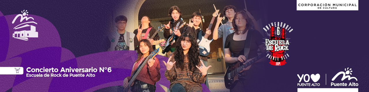 ESCUELA DE ROCK DE PUENTE ALTO CELEBRA SUS 6 AÑOS DE VIDA CON ESPECTACULAR CONCIERTO